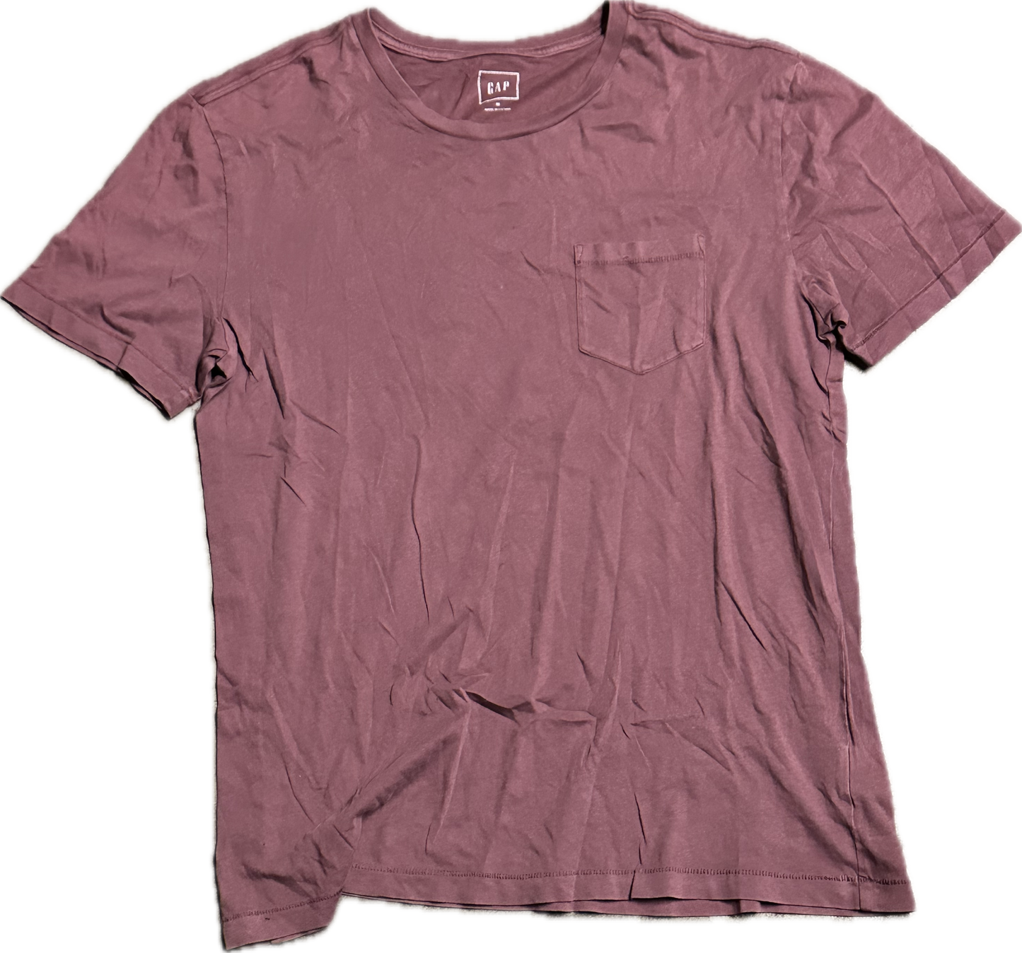 NEW GIRL: Nick Miller's GAP Pocket Maroon T-shirt (M)