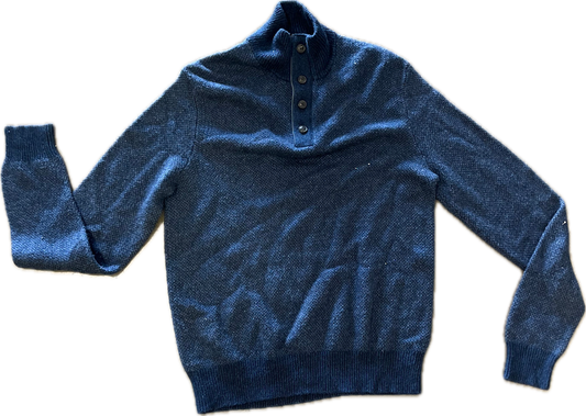 NEW GIRL: Nick Miller's Blue RL Polo Sweater (M)