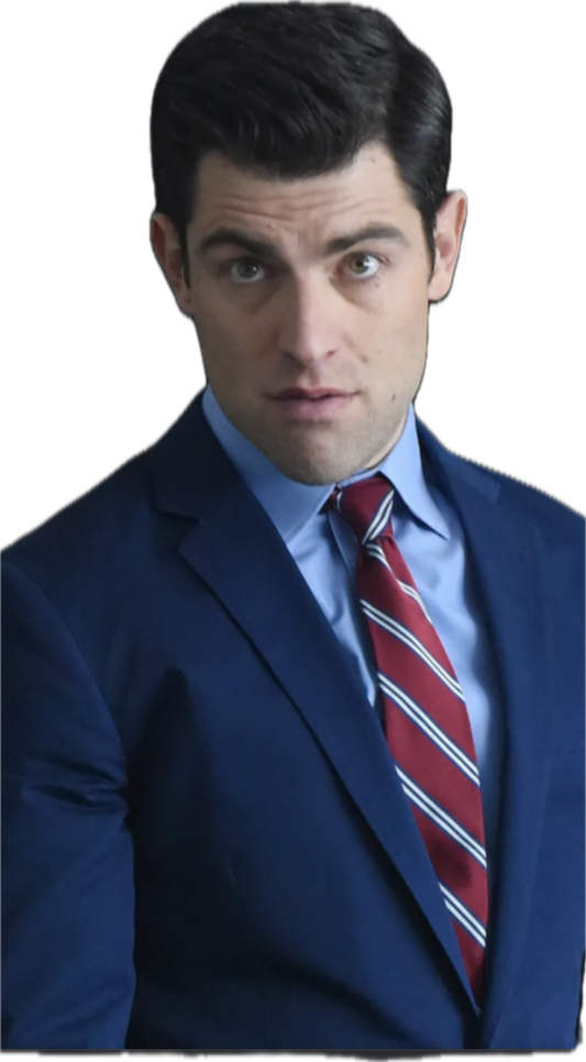 NEW GIRL: Schmidt’s Blue Long sleeve Shirt (16.5)