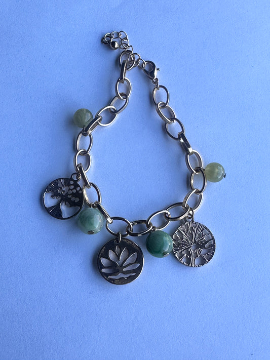 BONES: Dr. Brennan's Gold Bayon Tree Charms Bracelet