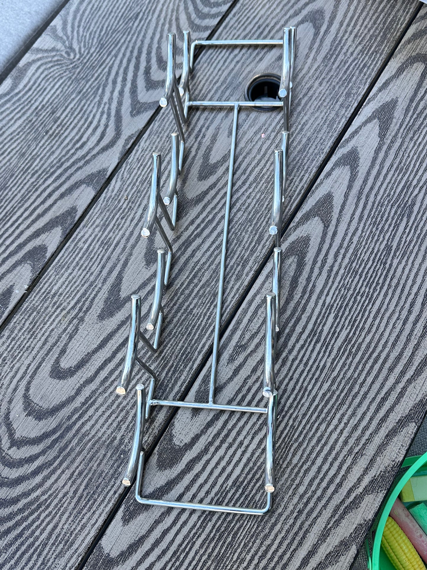 NEW GIRL: Jessica Day Loft Metal CB2 Wine Rack