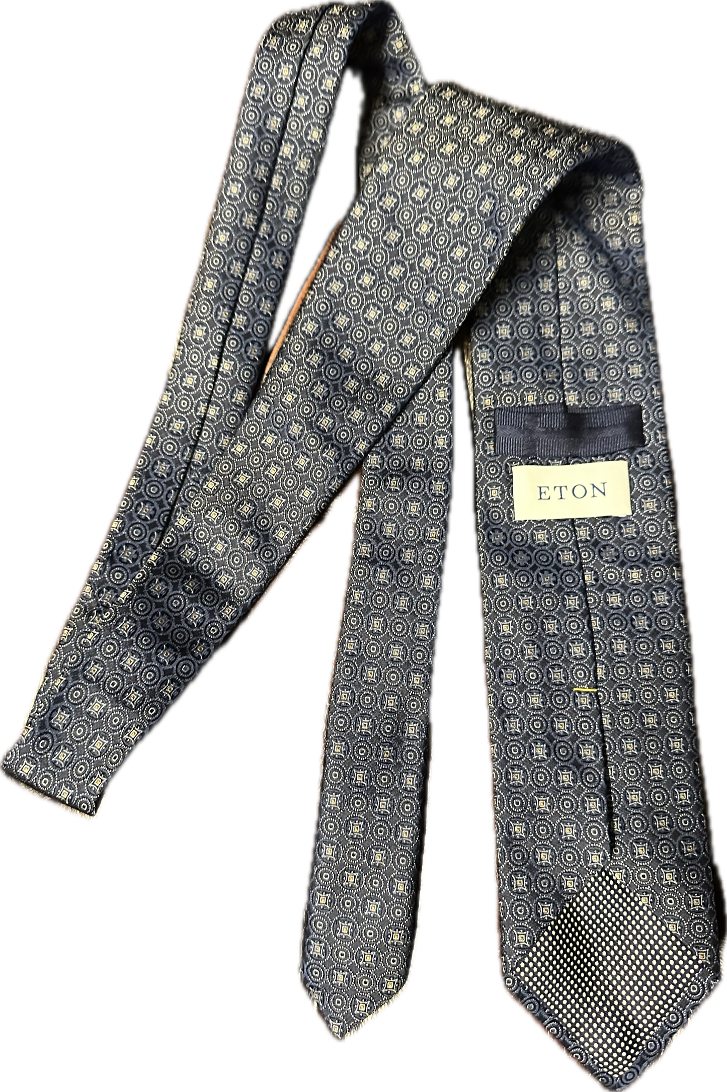 BALLERS: Joe Krutel's ETON Blue Pattern Necktie