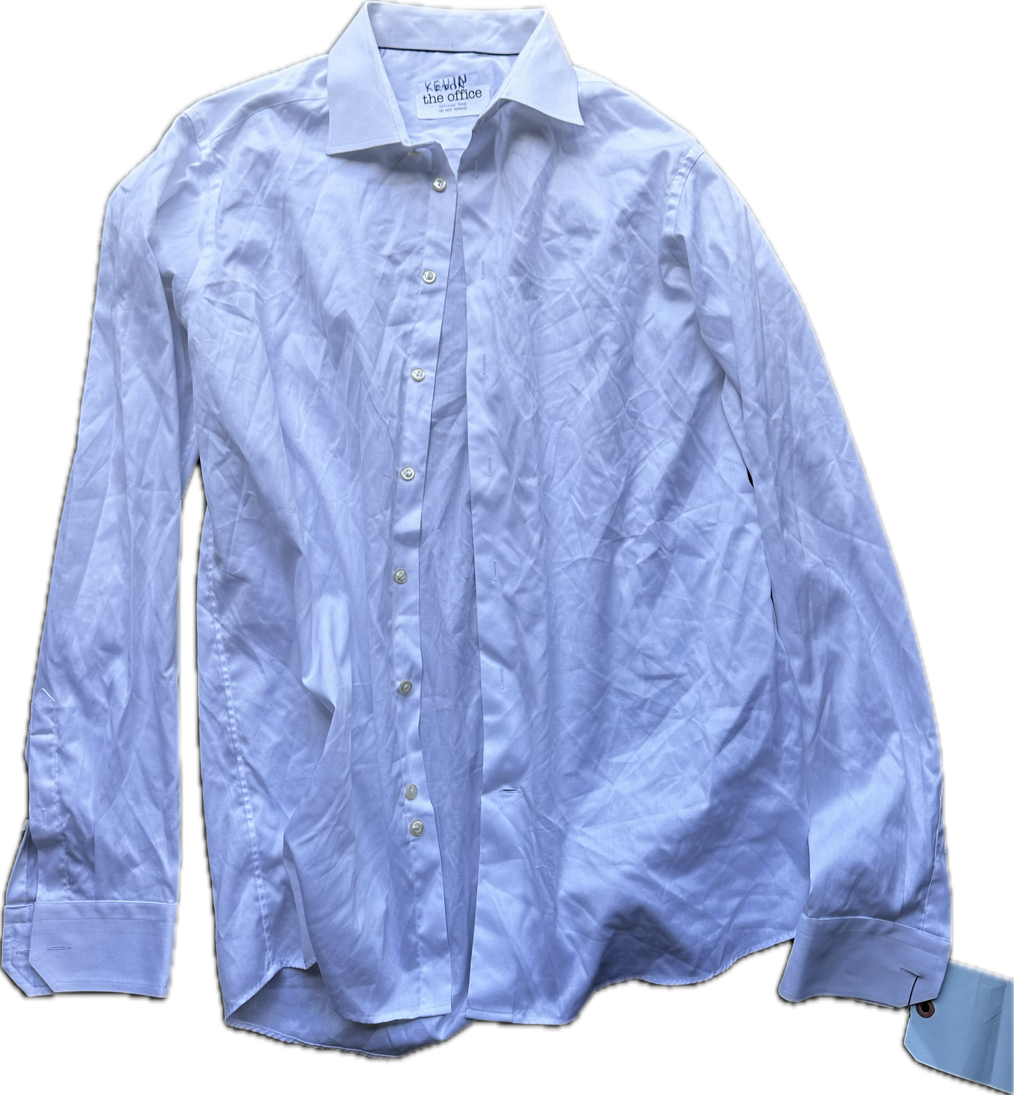 The Office: Kevin Malone's White Long Sleeve Shirt (XXL)