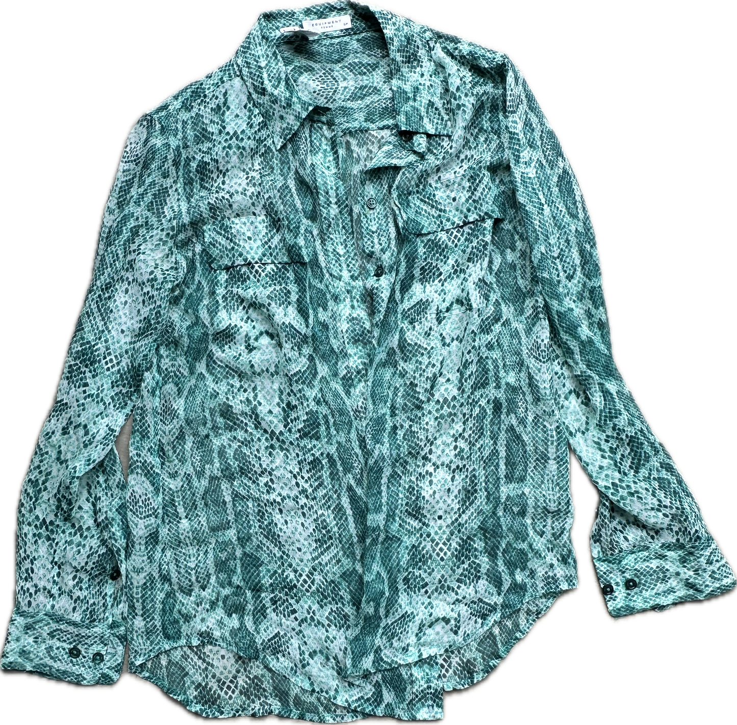 HOUSE: Dr Cuddy EQUIPMENT Silk Shirt (S)