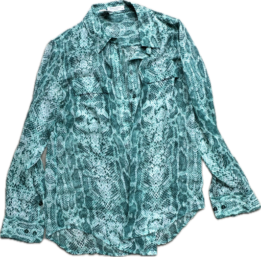 HOUSE: Dr Cuddy EQUIPMENT Silk Shirt (S)