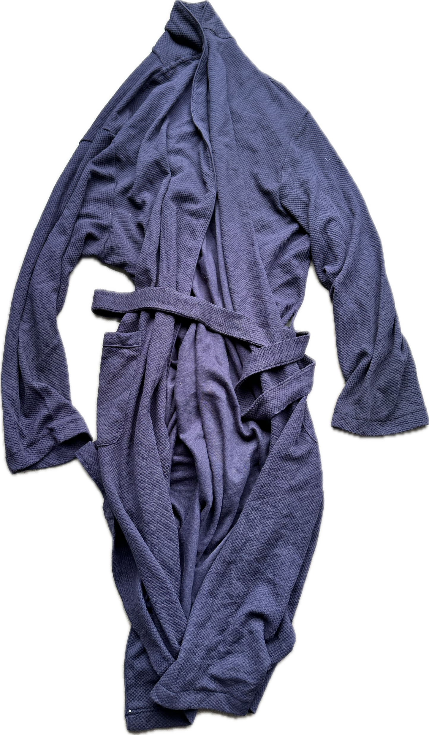 HOUSE: Dr Gregory House's Waffle Blue Cotton Robe (L/XL)