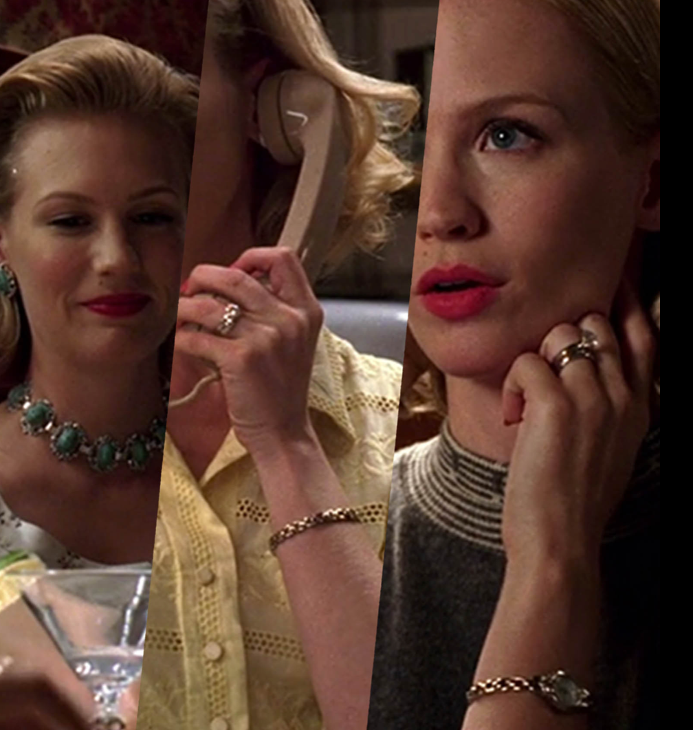 Betty Draper's Mid-Century Earrings