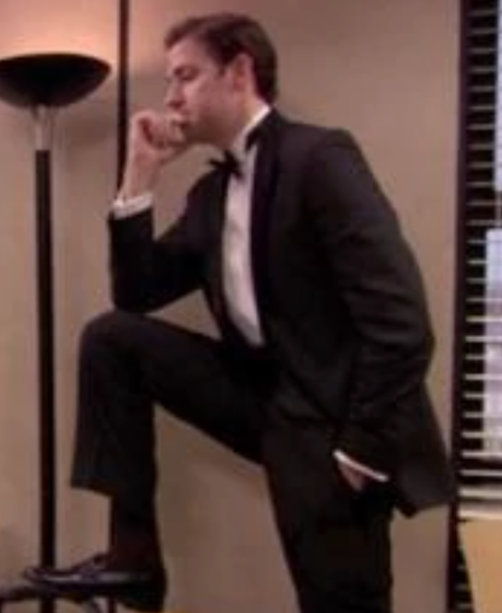 THE OFFICE: Jim’s Black Tuxedo Cufflinks