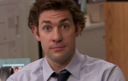 THE OFFICE: Jim's Grey Button Up Shirt (16.5)