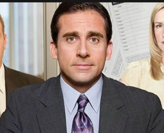 THE OFFICE: Michael Scott’s HERO Light Blue Button Shirt (15.5)