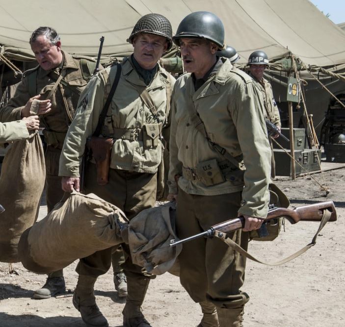 MONUMENTS MEN: Frank Stokes multi-scene Metal army Plate