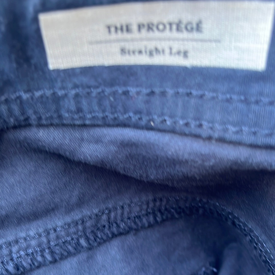 SHADES OF BLUE: Woz’s AG Navy Blue THE PROTEGE Straight Leg Pants (36/34)