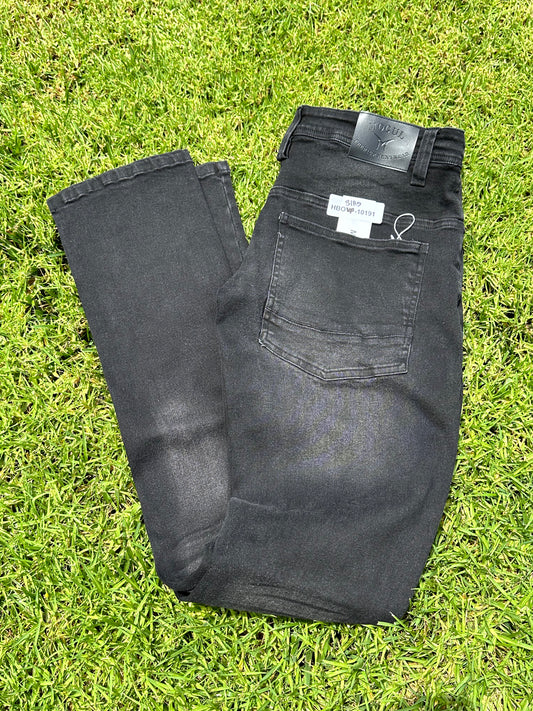 BALLERS: Ricky's MOGUL Black Denim Pants (34)