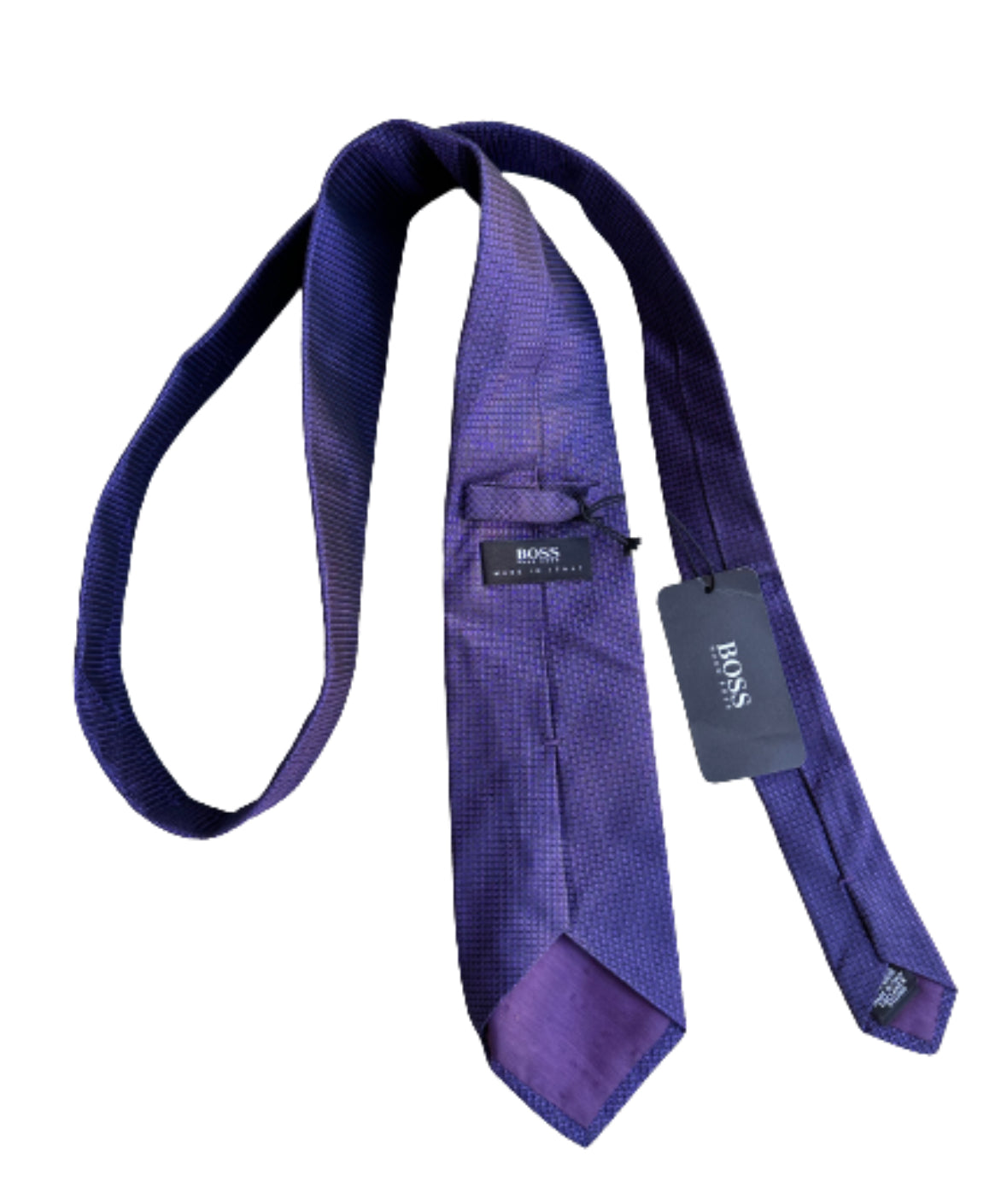 BONES: Agent Booth's Purple BOSS Necktie & Business Card