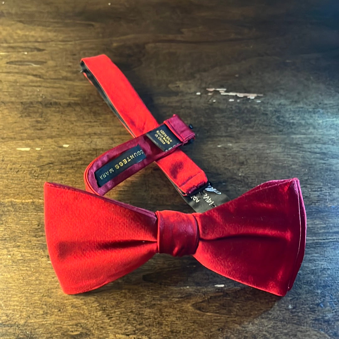 Mad Men: Harry Crane's 1960 Red Bow tie and Sterling Cooper Draper Pryce Business Card