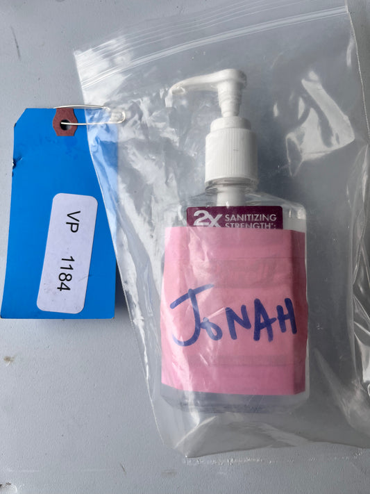VEEP:  Jonah’s Hand Sanitizer Prop