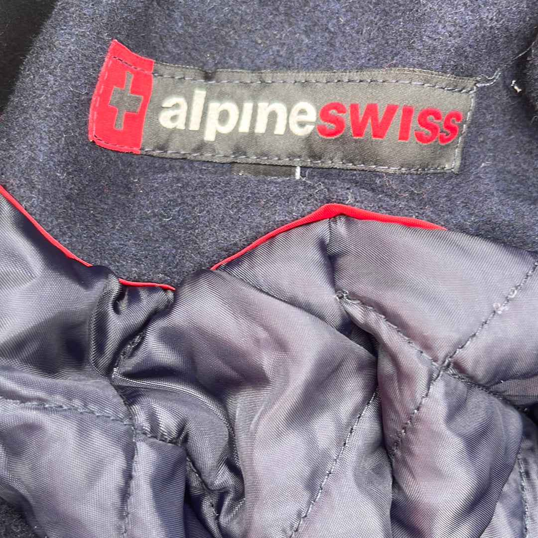 NEW GIRL: Nick’s Alpine Swiss Winter Navy Blue Jacket (M)