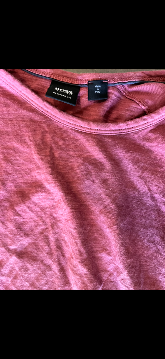 Nick Miller's Designer Plum Henly Pullover Shirt (M)