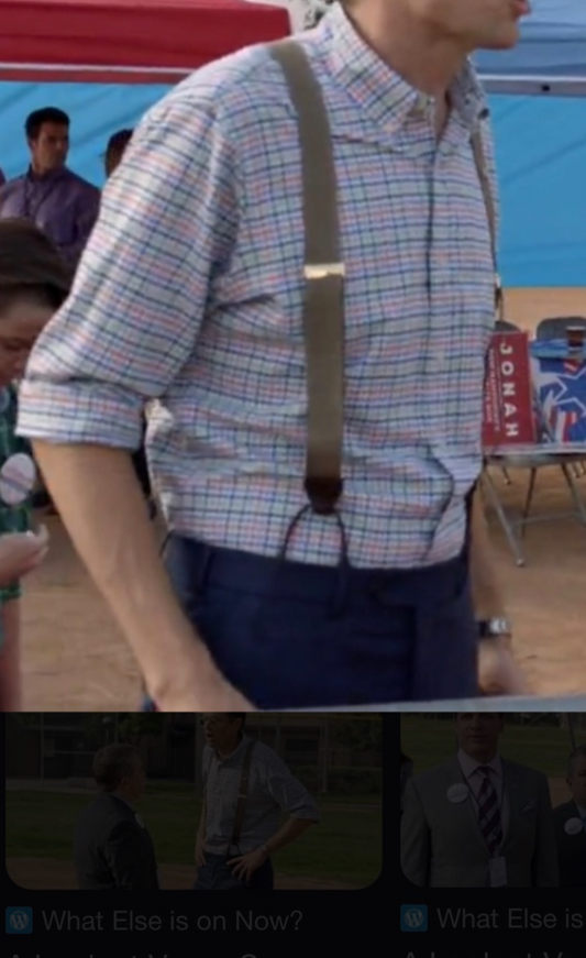 VEEP: Jonah’s RALPH LAUREN POLO Plaid Shirt (XL)