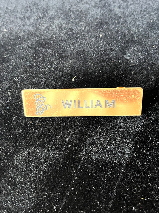 MASTERS OF SEX: William Masters' “William” Name Tag
