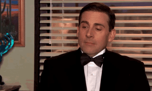 THE OFFICE: Michael Scott’s Black Silk Tuxedo Suspenders