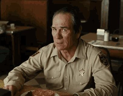 No Country For Old Men Movie: Ed Tom Bell White Uniform Tank Top Shirt (M)