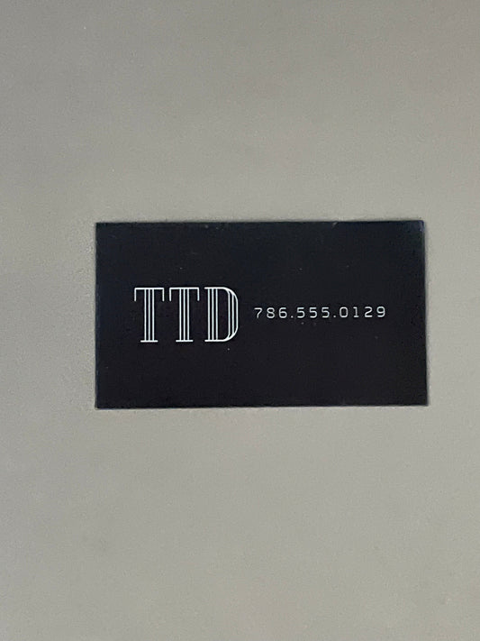 BALLERS: TTD's Business Card Silver