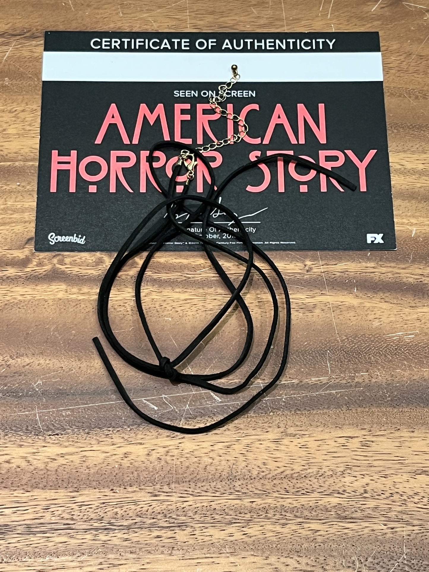 AHS Hotel: Countess' Choker Shoestring Lace Wrap Necklace