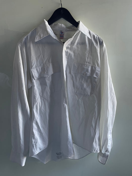 SHADES OF BLUE: Woz's' NYPD White Shirt Prototype (XL)