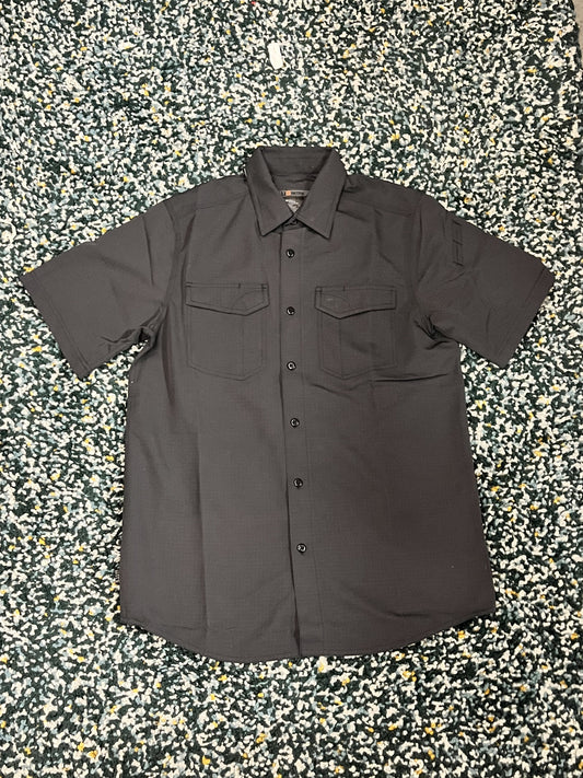 BONES: Agent Sweets' Charcoal Tactical 5.11 Strike Shirt (S)