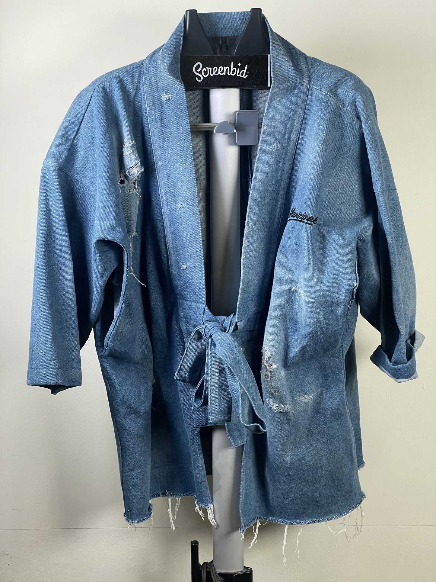 BALLERS: Ricky’s Japanese Designer Denim Wrap Jacket