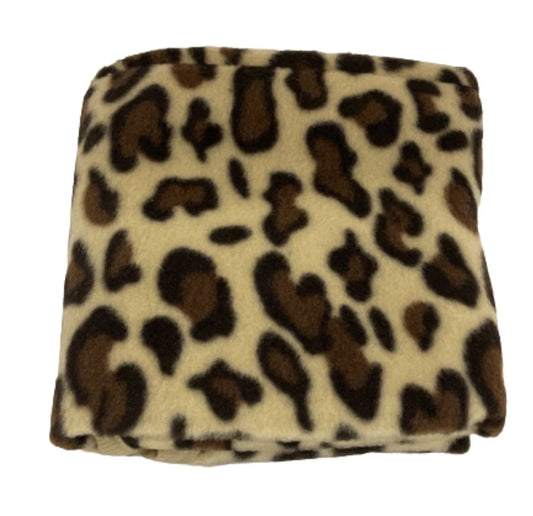 NEW GIRL: Jessica Day's Soft Leopard Print Blanket (2ft x 2ft)