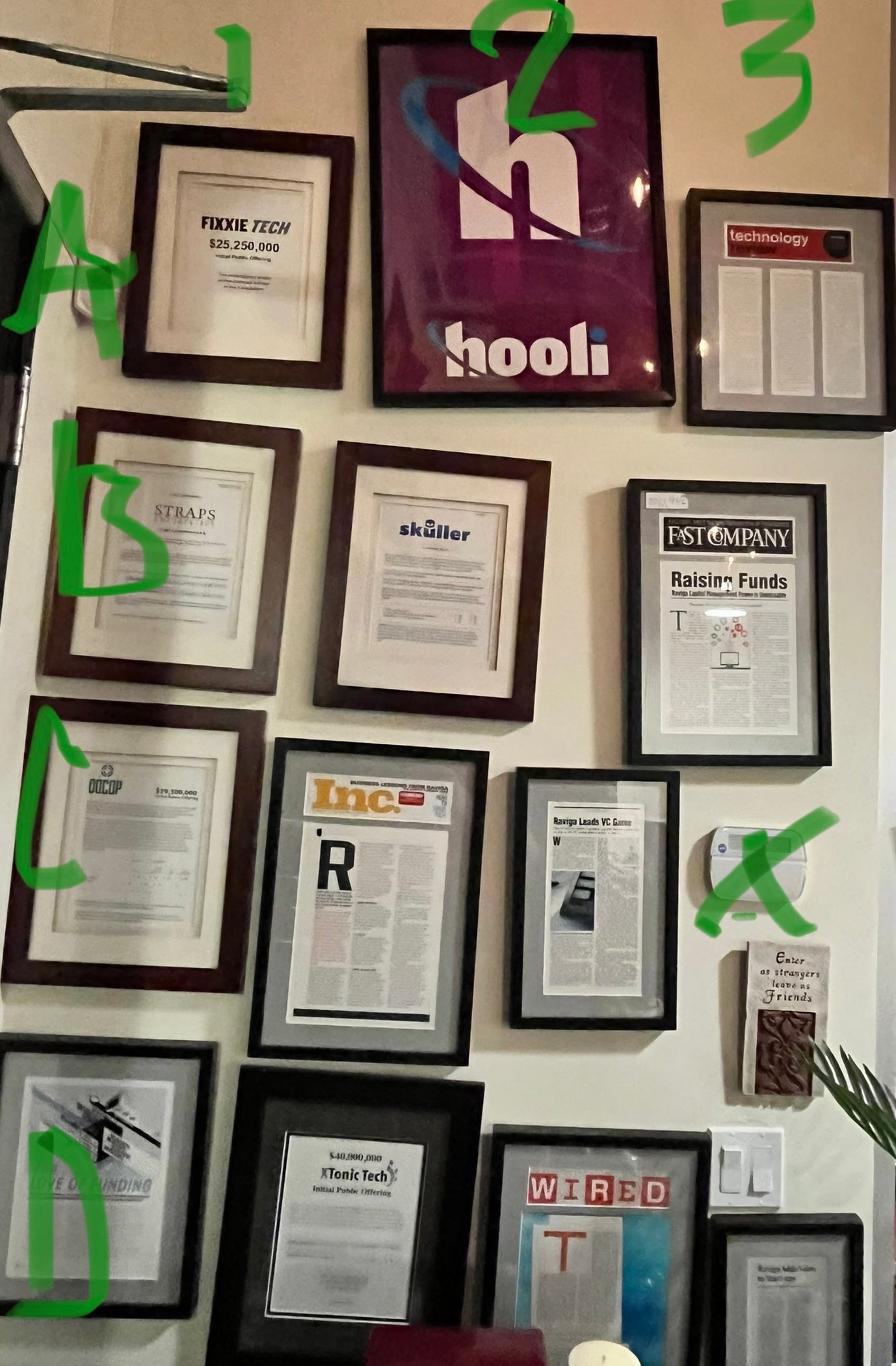 SILICON VALLEY: HERO Framed Picture IPO Article Awards