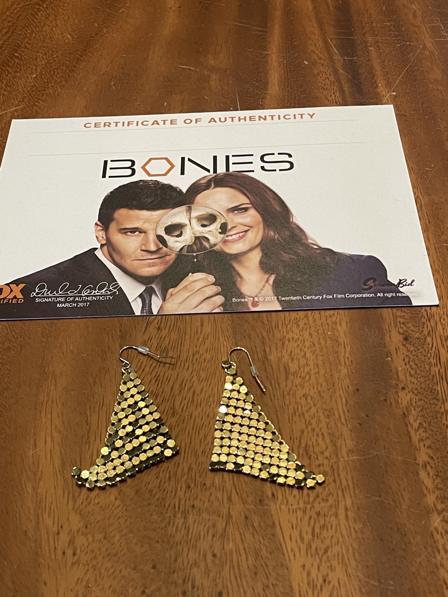BONES: Dr. Brennan's Designer Earrings