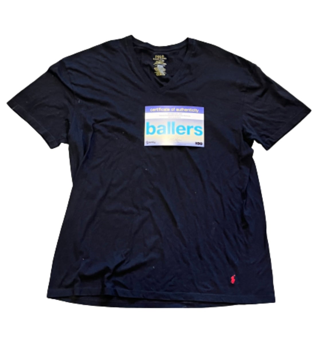 BALLERS: Spencer's HERO Ralph Lauren Black Comfort T-Shirt
