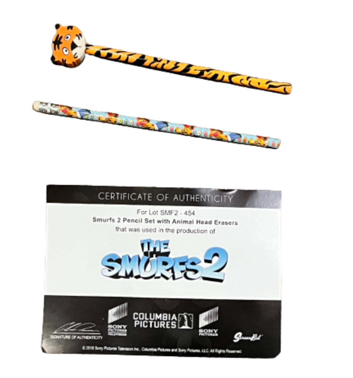SMURFS 2 MOVIE:  Blue Winslow's Pencils from The Smurfs