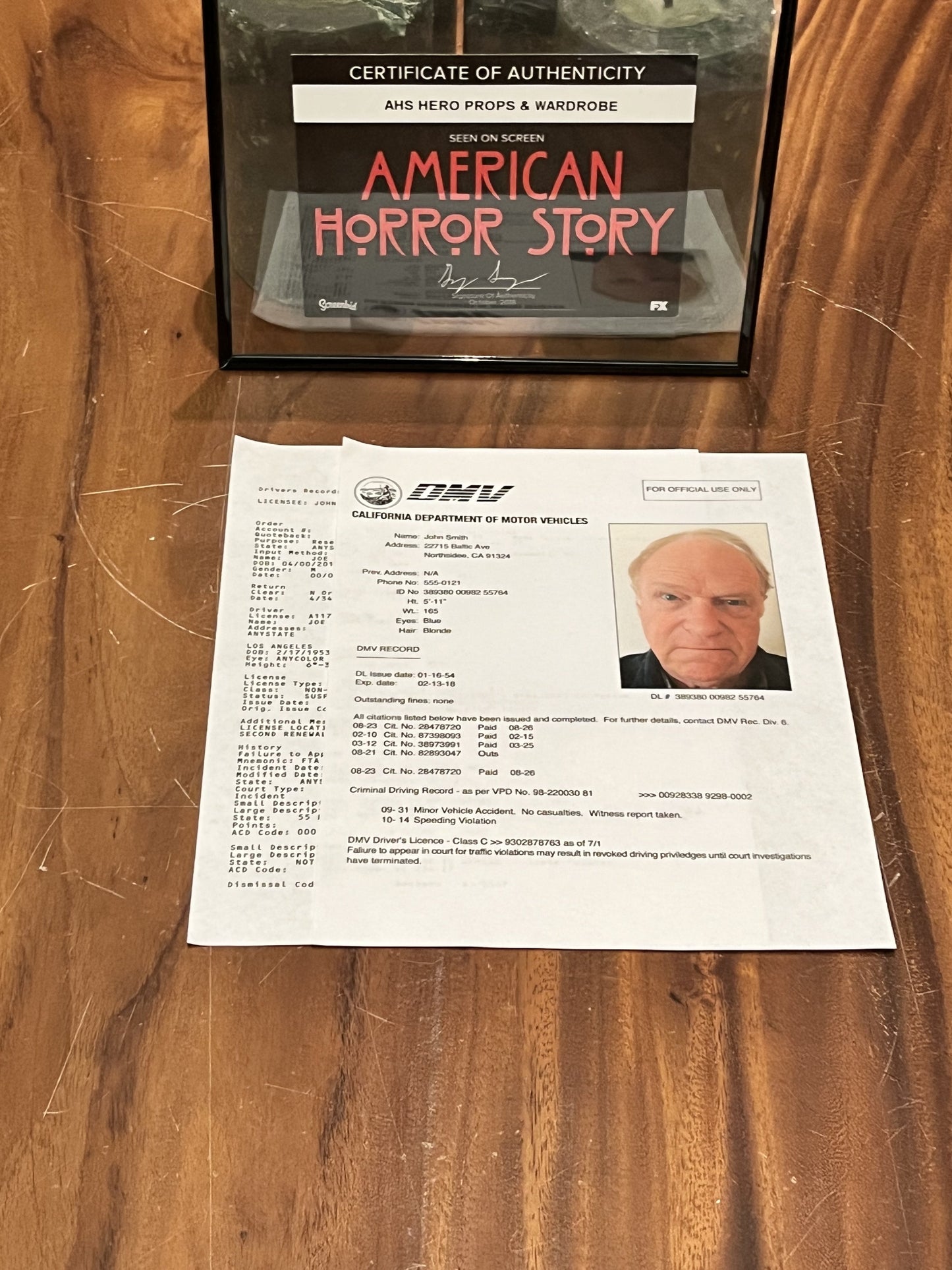American Horror Story: HERO Prop Featured On Screen