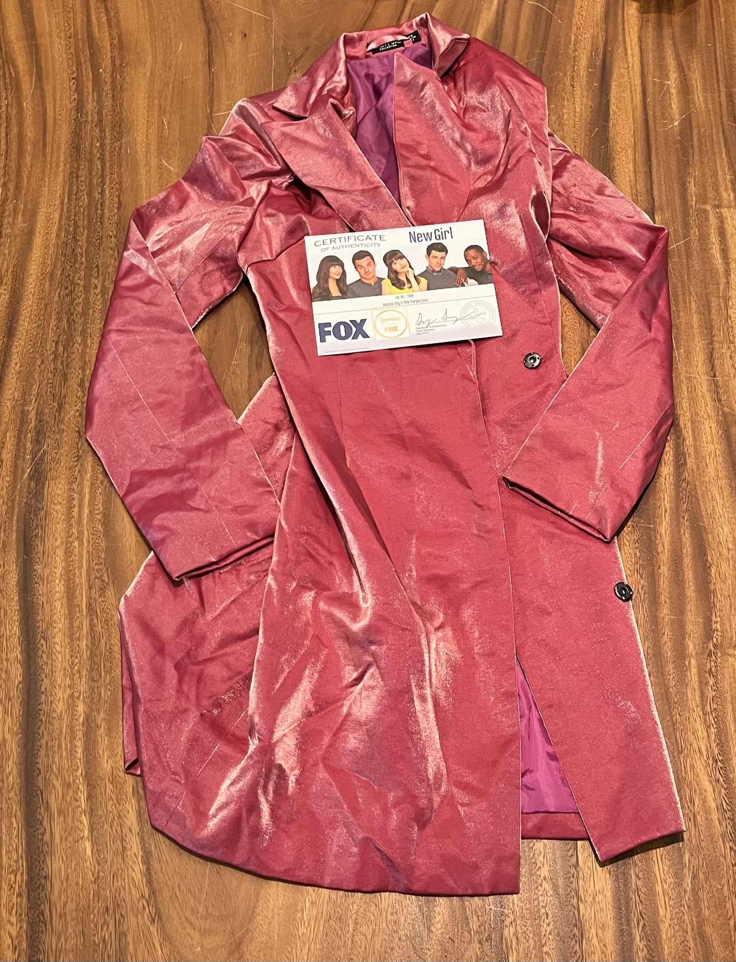 NEW GIRL: Jess' Purple and Pink Jacket