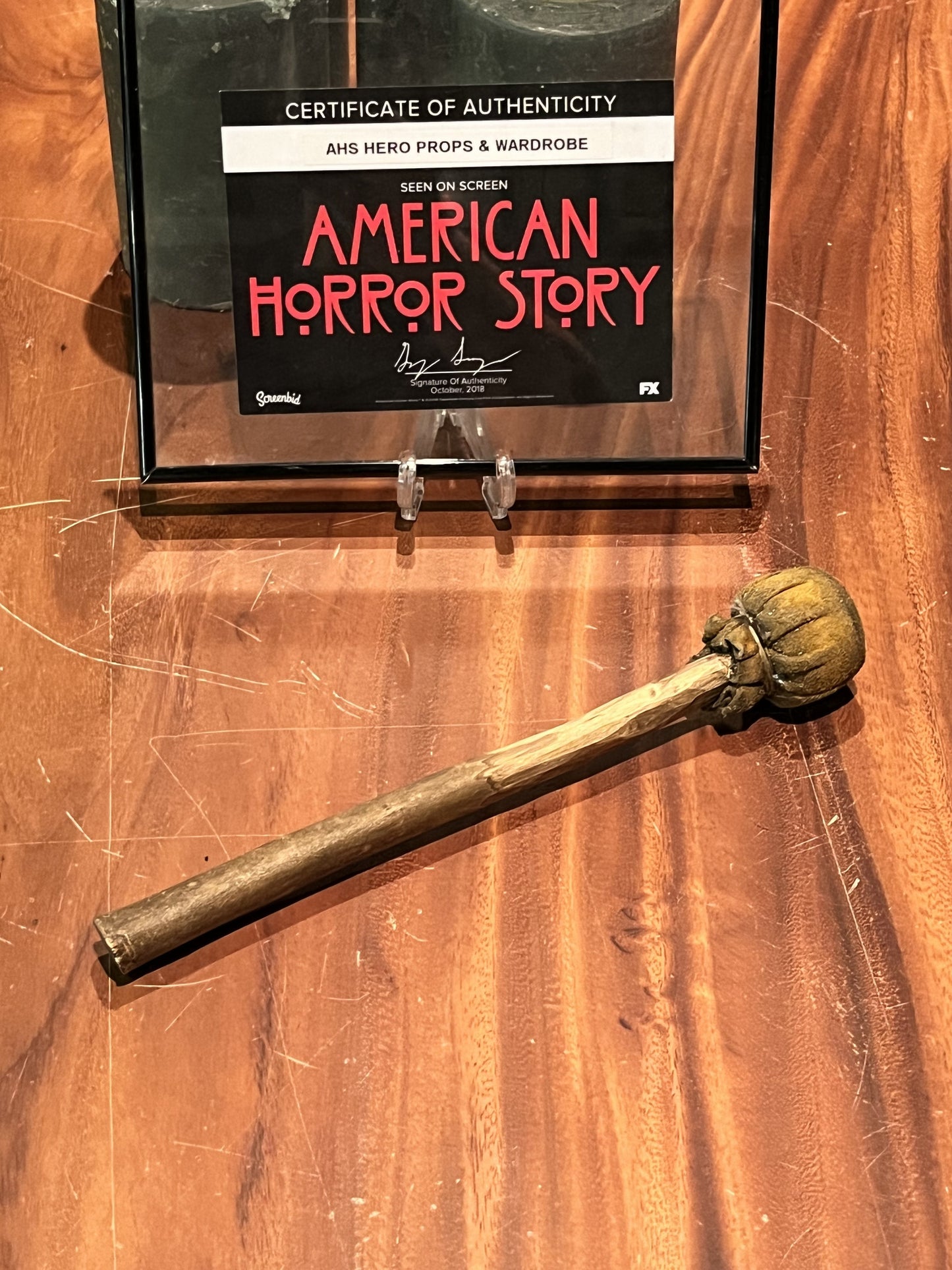 American Horror Story Asylum: Sister Mary Flame Thrower HERO Prop Featured On Screen