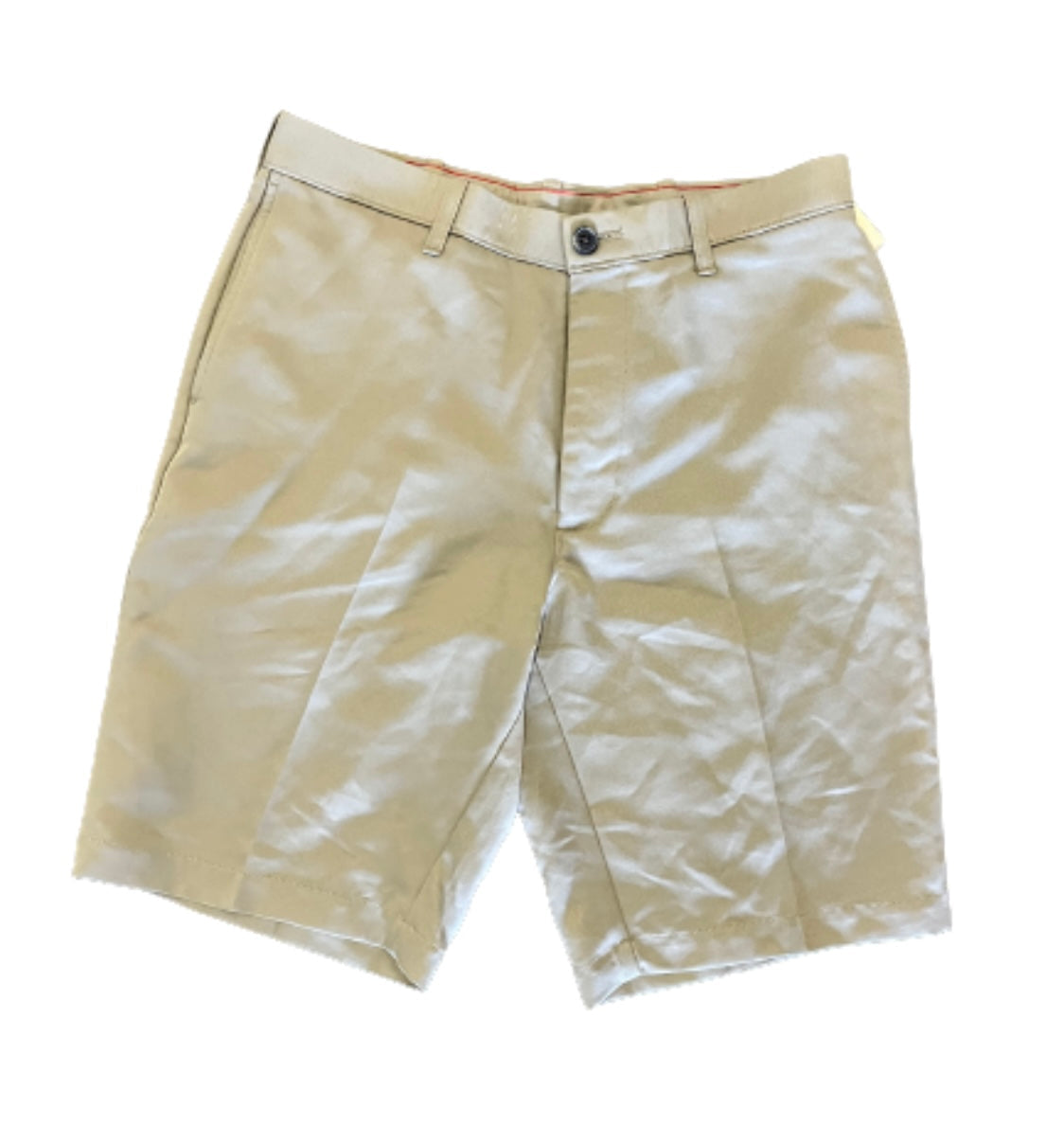 MAD MEN: Pete's Vintage Flat Front Khaki Shorts (32)