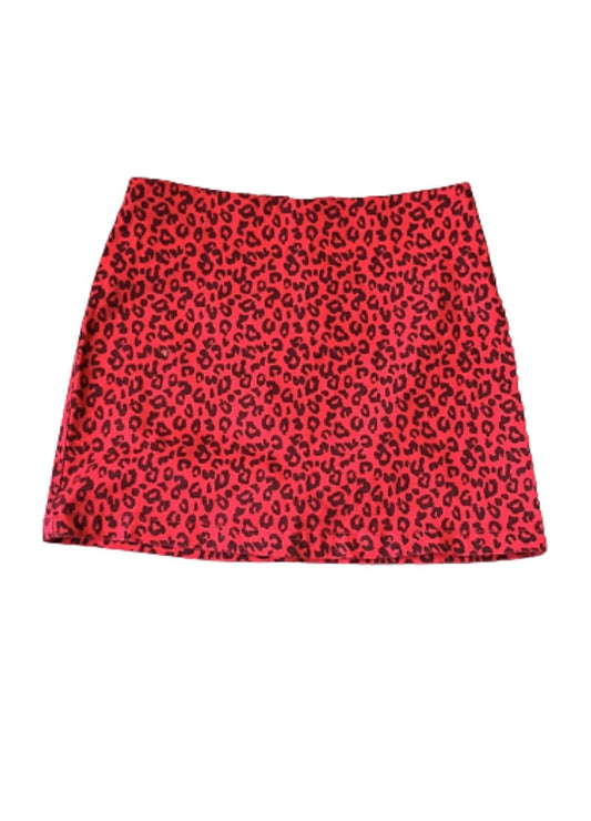 AHS Hotel: The Countess' Red Leopard Skirt (S)