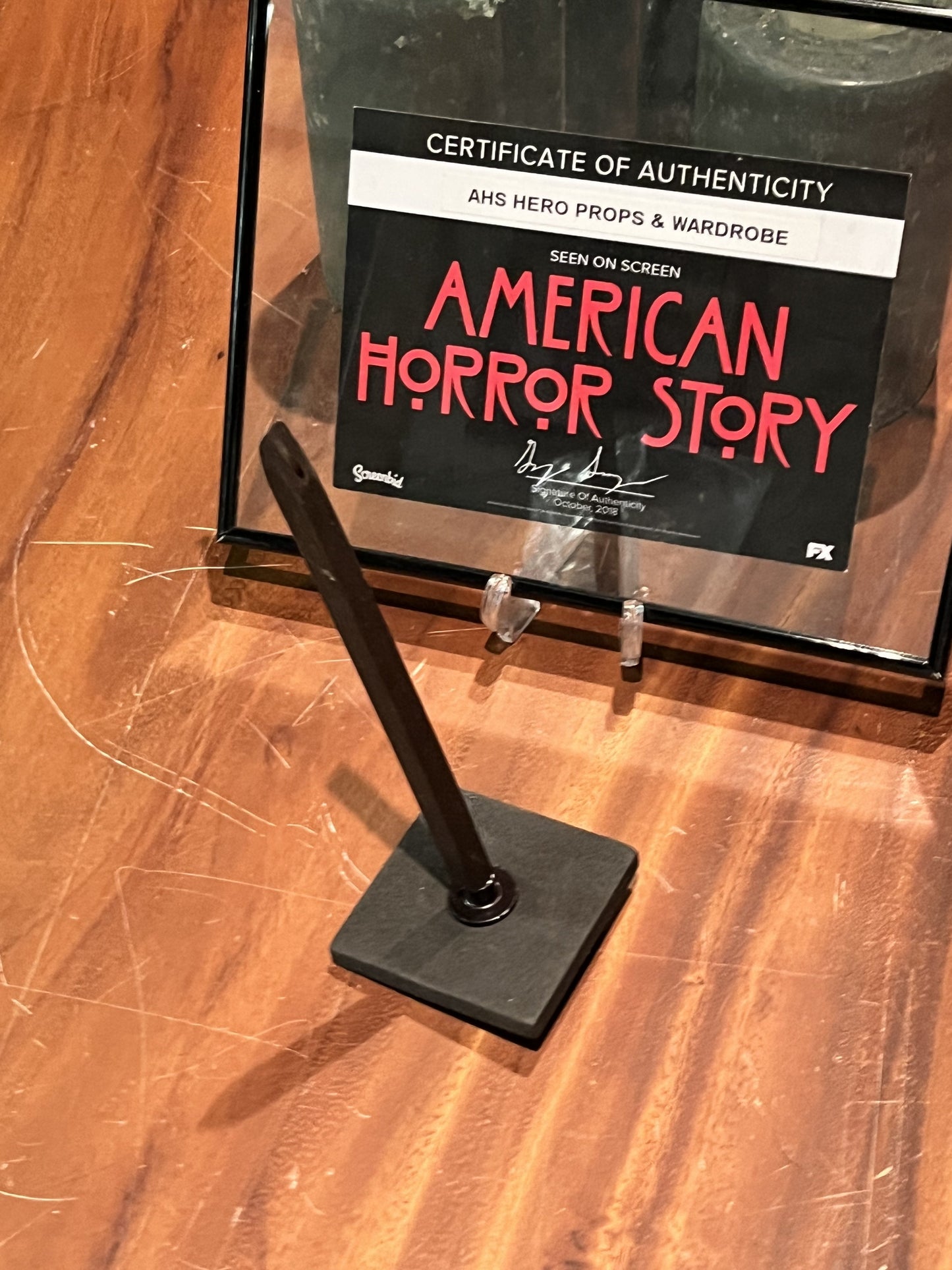 American Horror Story: HERO Prop Featured On Screen