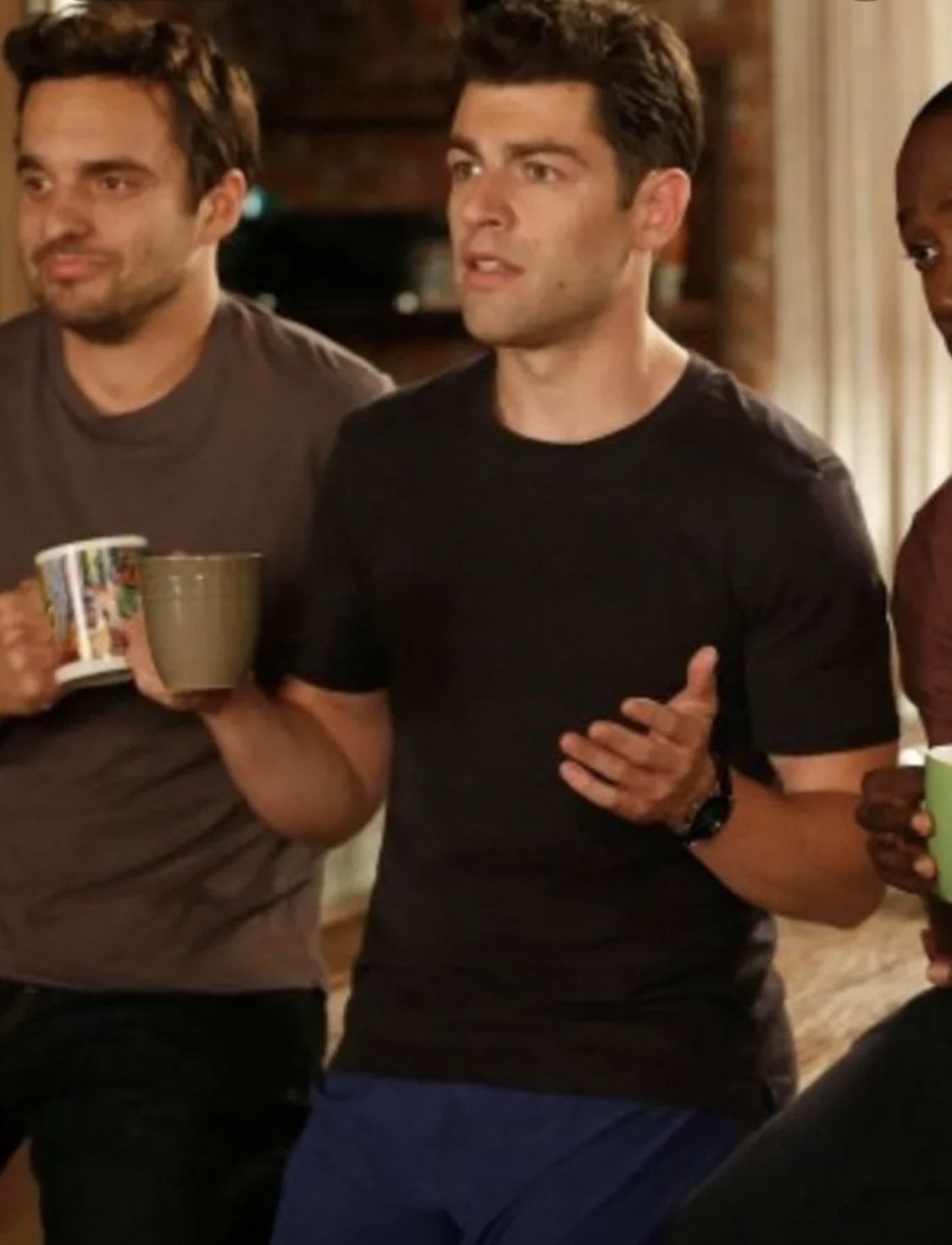 NEW GIRL: Schmidt's Black T-shirt (M)