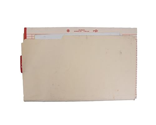 Bones Manilla Filing Folder