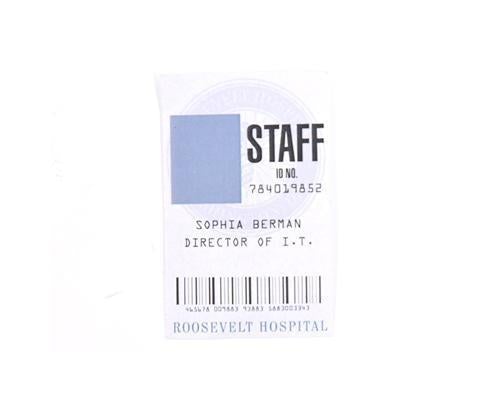 Sophia Berman's Staff Pass