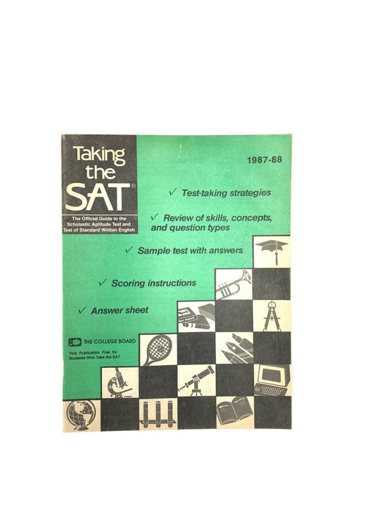 BONES: Taking the SAT Booklet