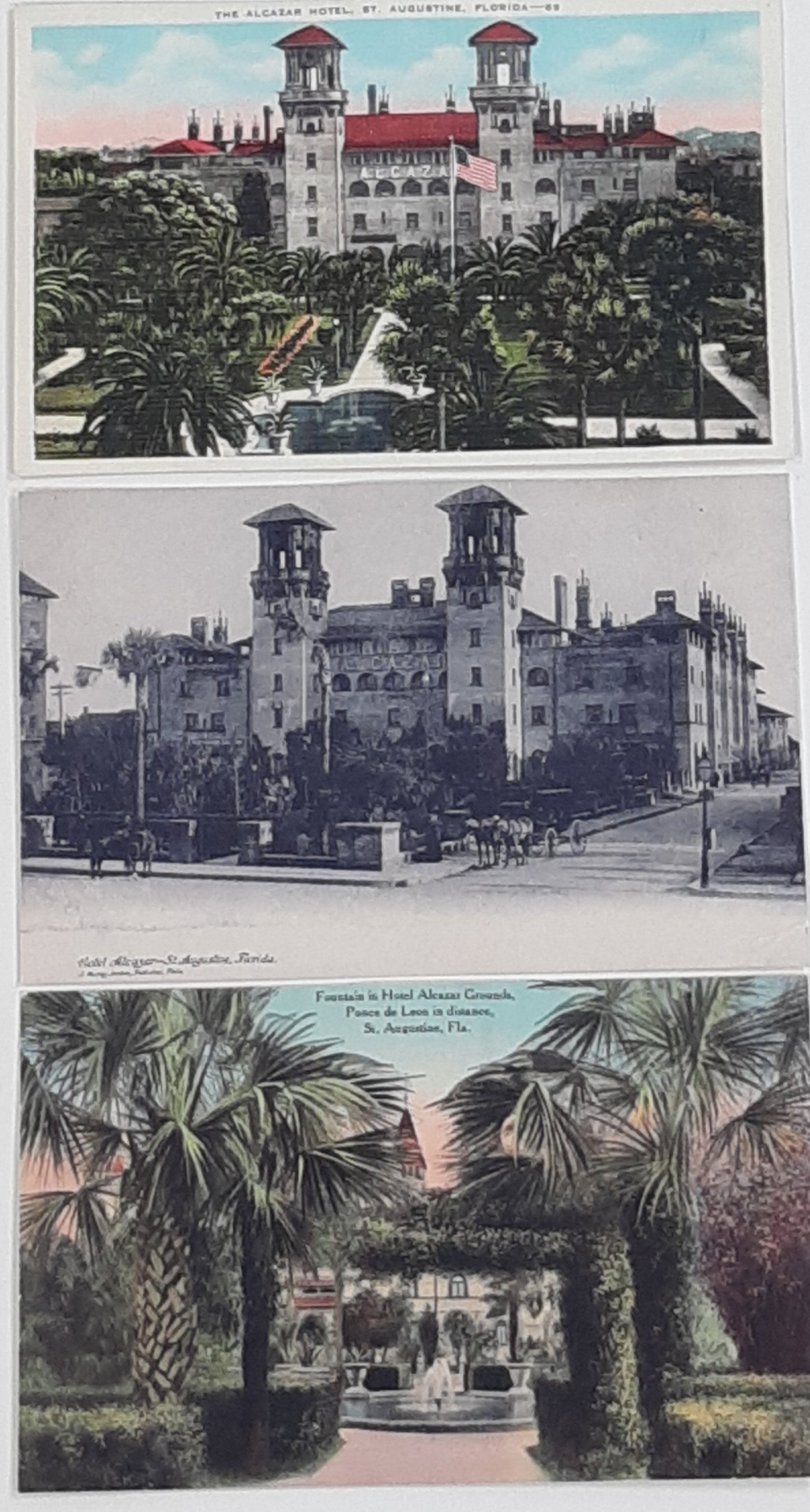 Boardwalk Empire: The Alcazar hotel Post Cards x3