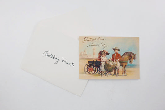 Boardwalk Empire's Encoh Thompson Blank Postcards With Envelopes Addressed To Bellboy Enoch (4 sets)