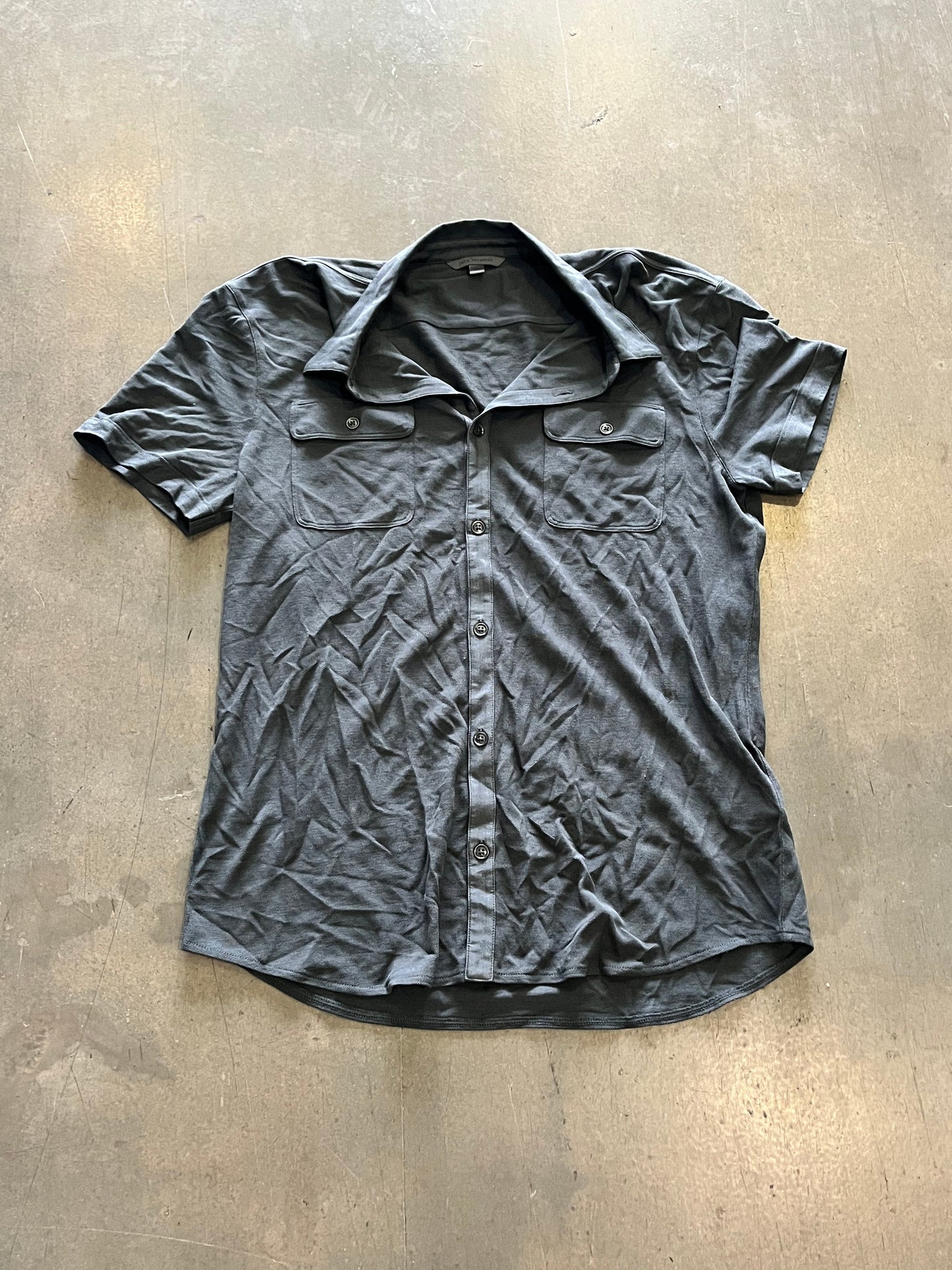 VEEP: Tom James' John Varvatos Short Sleeve Button Down Shirt (L)