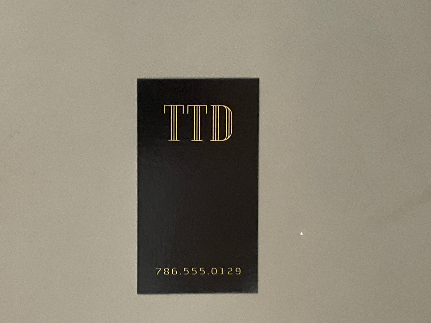 BALLERS: TTD's Business Card Gold